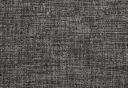 Set of Two 26" Gray And Black Fabric And Wood Counter Height Bar Chairs HomeRoots