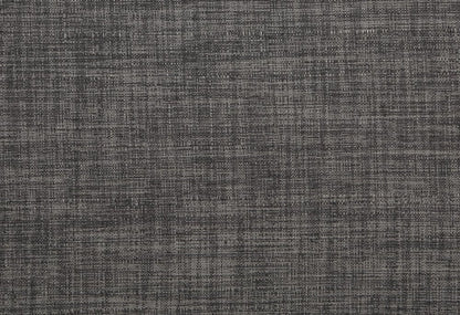 Set of Two 26" Gray and Black Wood and Fabric Counter Height Bar Chairs
