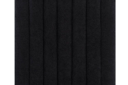Set of Two Black Upholstered Velvet Dining Side Chairs HomeRoots