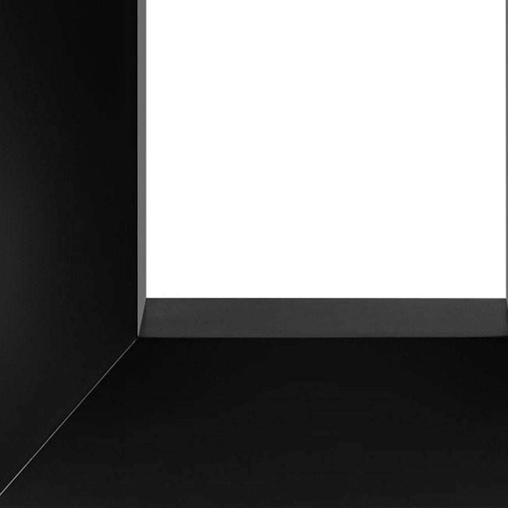 70" White and Black Faux Marble and Wood Pedestal Base Dining Table HomeRoots