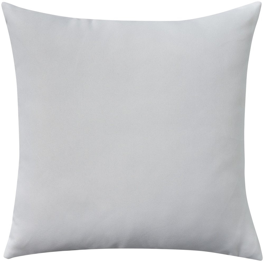 18" Blue And White Coastal Seashell Throw Pillow