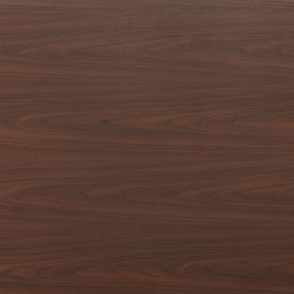 71" Brown and Black Wood and Steel Dining Table HomeRoots