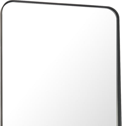 66" Black Steel Framed Full Length Mirror HomeRoots