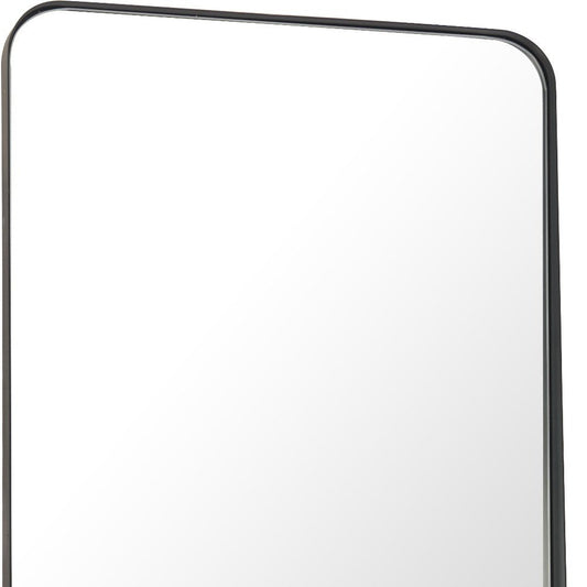 66" Black Steel Framed Full Length Mirror HomeRoots