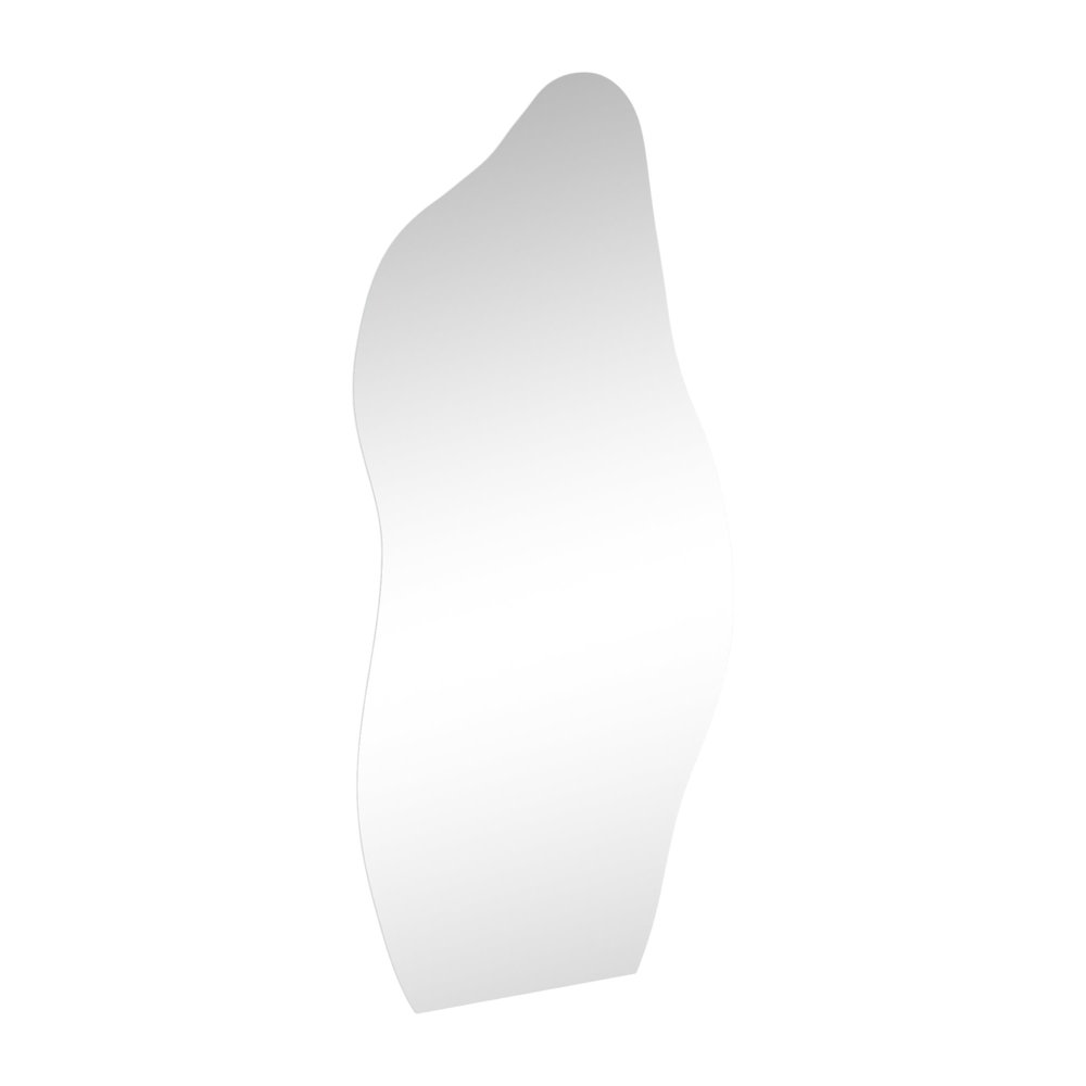 71" Clear Abstract Frameless Accent Mirror HomeRoots