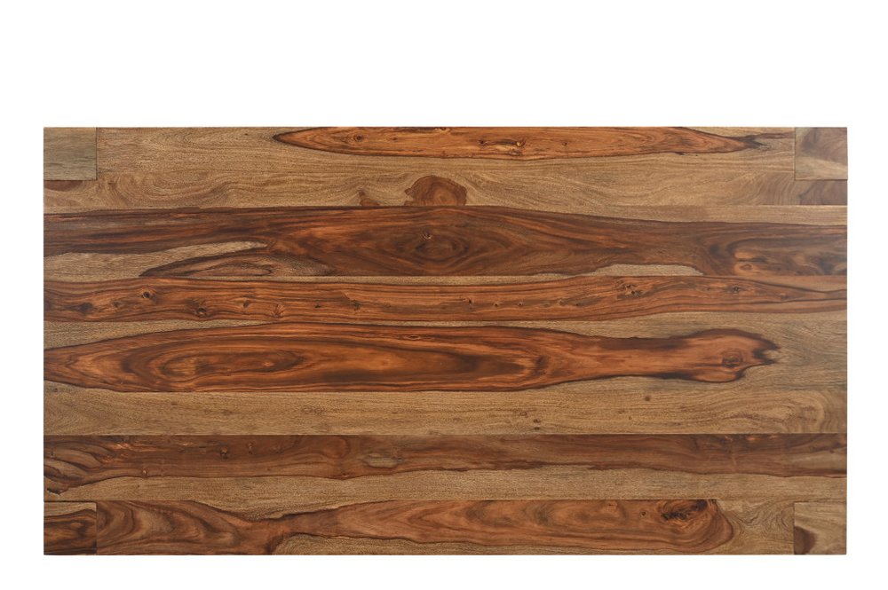 75" Brown Solid Wood Dining Table HomeRoots