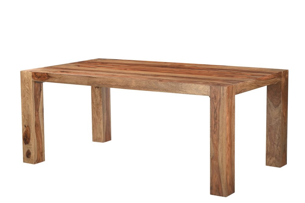 75" Brown Solid Wood Dining Table HomeRoots