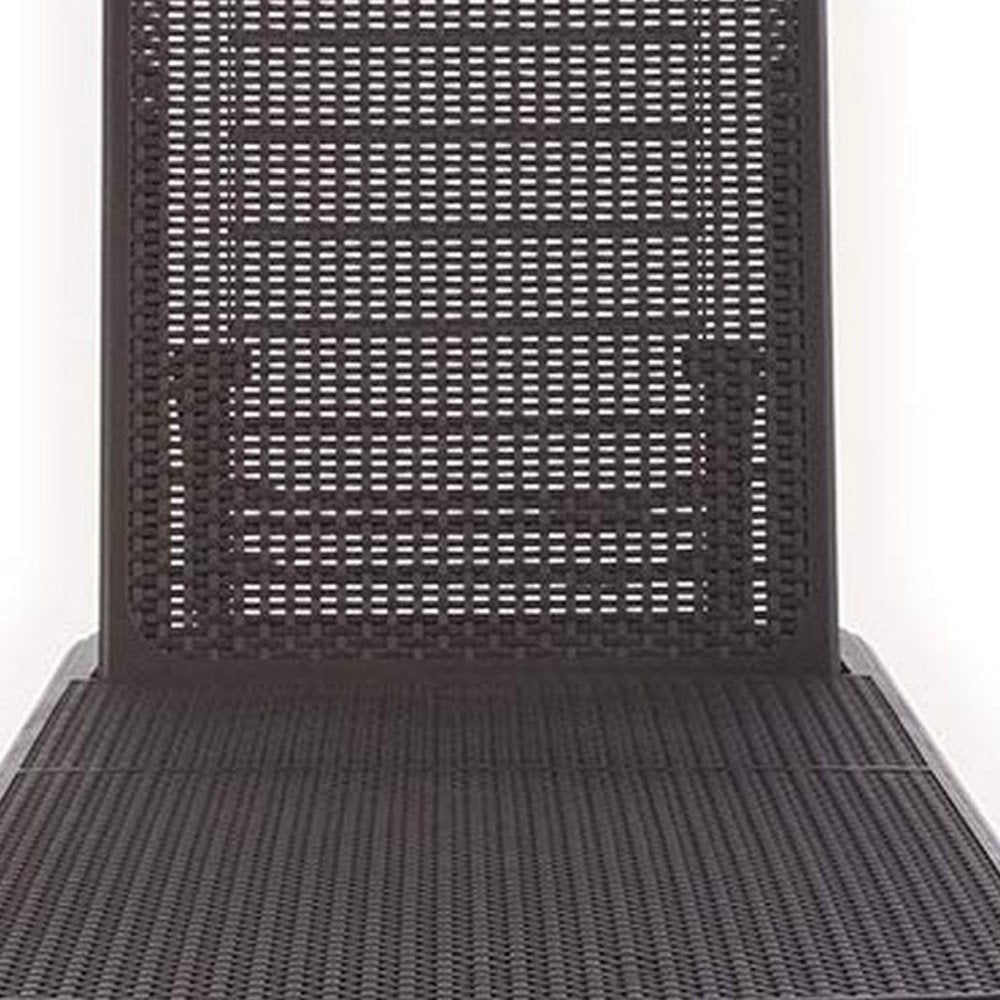75" Brown Heavy Duty Plastic Outdoor Stacking Chaise Lounge HomeRoots