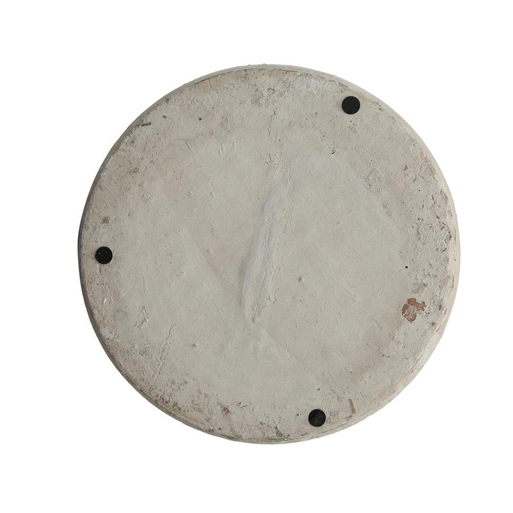 11" Antiqued Bronze And Light Gray Color Block Ceramic Round Table Vase HomeRoots