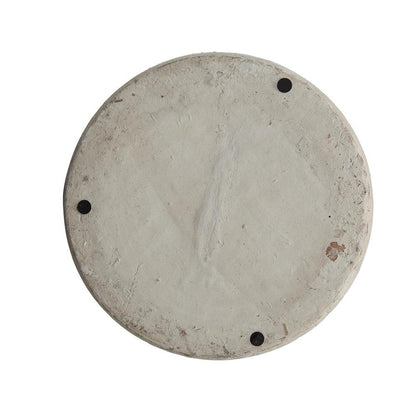 11" Antiqued Bronze And Light Gray Color Block Ceramic Round Table Vase HomeRoots