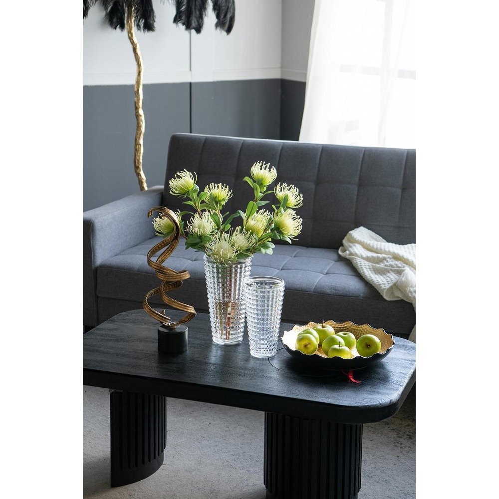 11" Clear Round Glass Table Vase HomeRoots