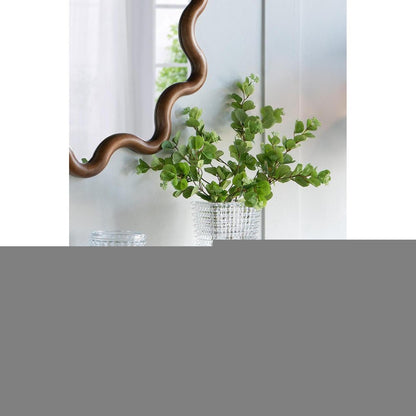 11" Clear Round Glass Table Vase HomeRoots