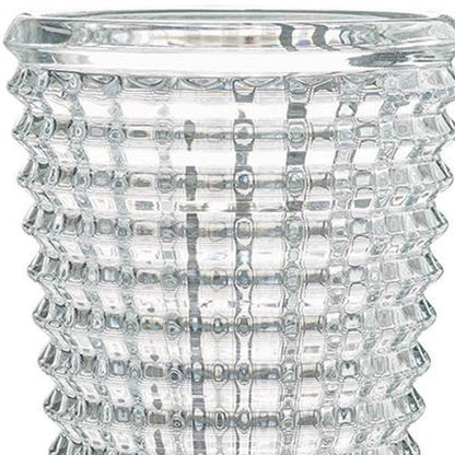 11" Clear Round Glass Table Vase HomeRoots