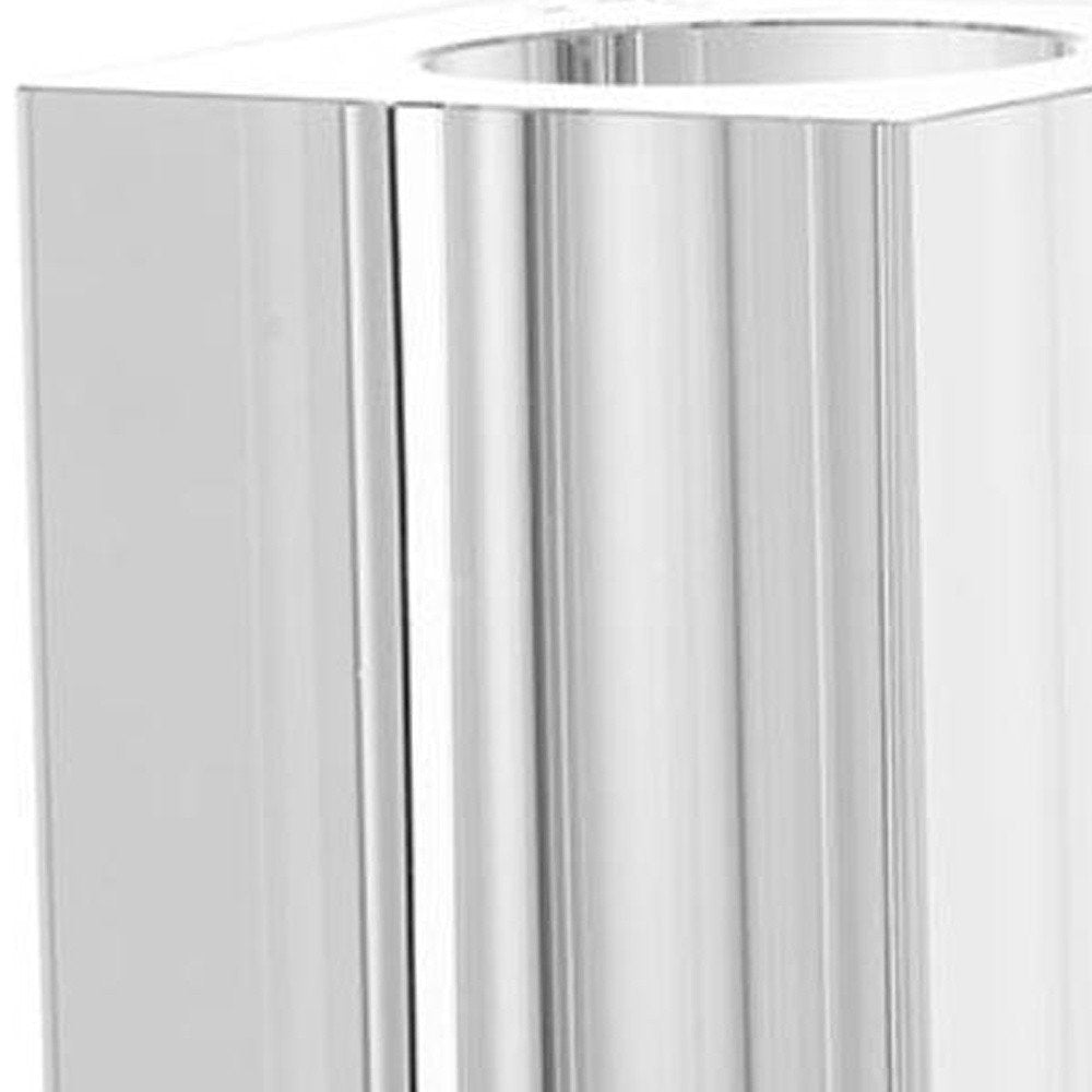 8" Clear Square Glass Table Vase HomeRoots