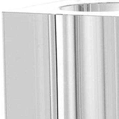 8" Clear Square Glass Table Vase HomeRoots