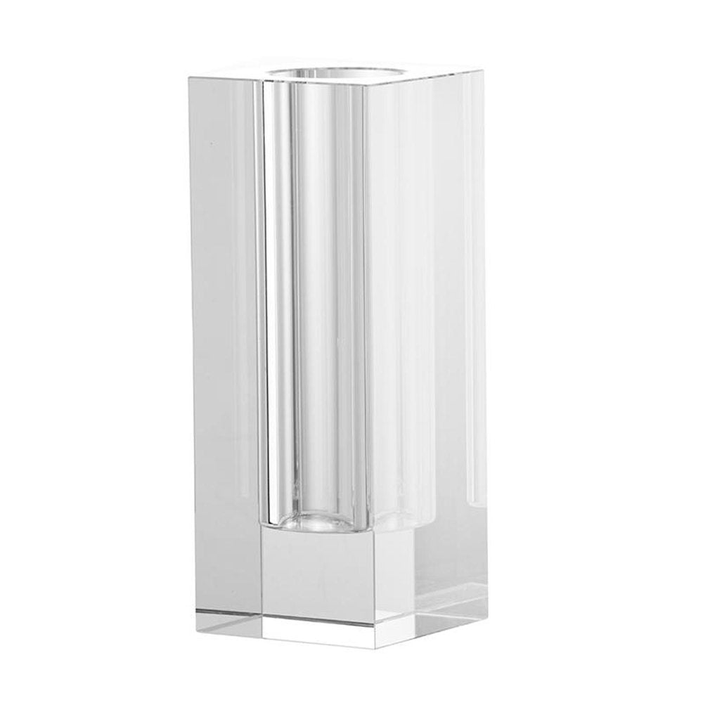 10" Clear Square Glass Table Vase HomeRoots