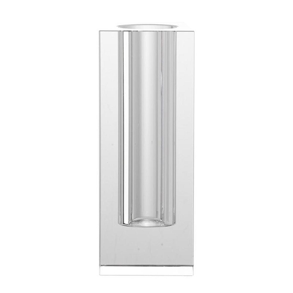10" Clear Square Glass Table Vase HomeRoots