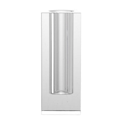 10" Clear Square Glass Table Vase HomeRoots