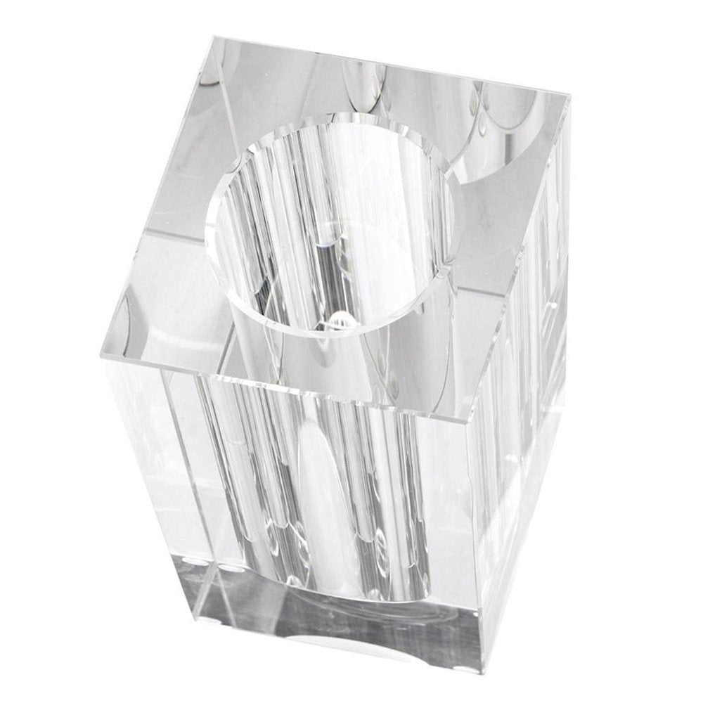 10" Clear Square Glass Table Vase HomeRoots