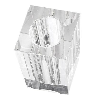10" Clear Square Glass Table Vase HomeRoots