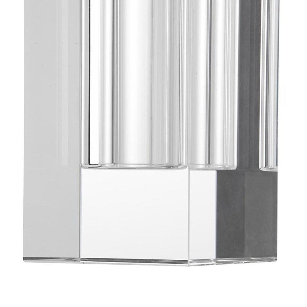 10" Clear Square Glass Table Vase HomeRoots