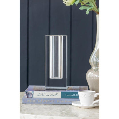 10" Clear Square Glass Table Vase HomeRoots