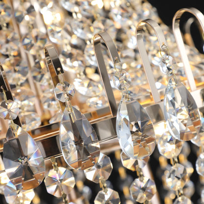 Gold Chandelier Metal Ceiling Light HomeRoots
