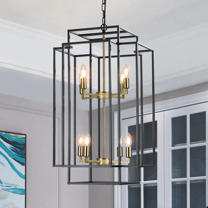 Gold Chandelier Metal Ceiling Light HomeRoots
