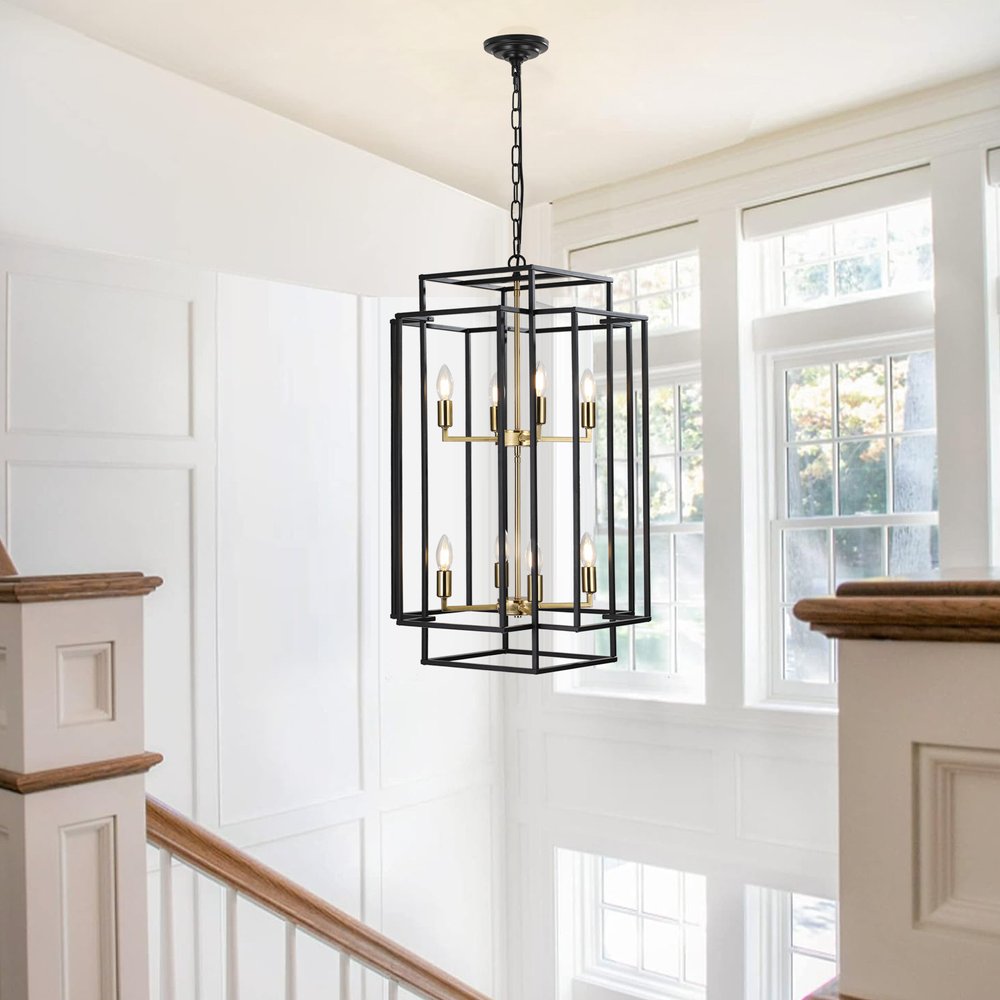Gold Chandelier Metal Ceiling Light HomeRoots
