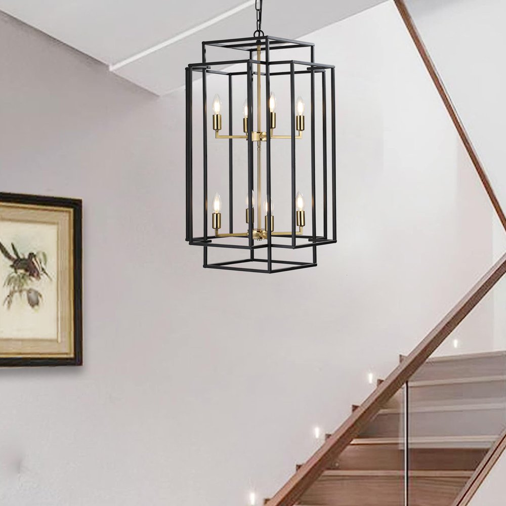 Gold Chandelier Metal Ceiling Light HomeRoots