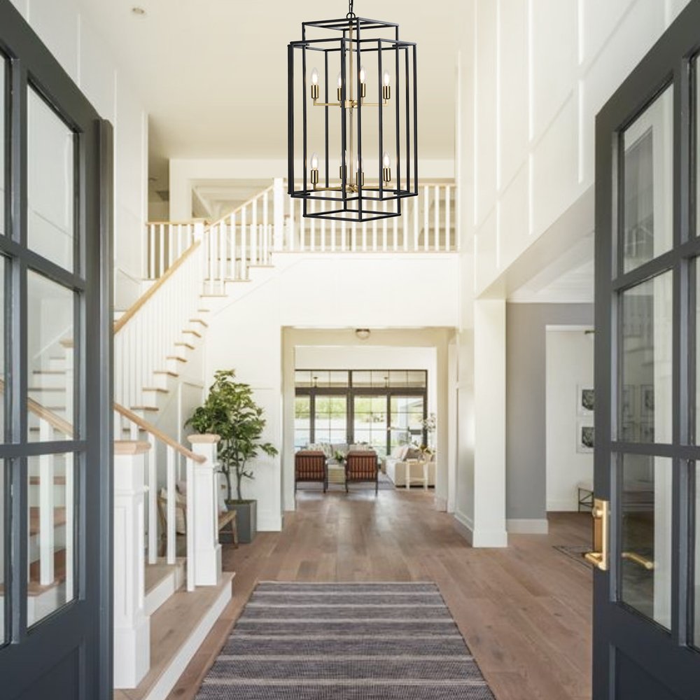 Gold Chandelier Metal Ceiling Light HomeRoots