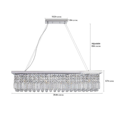 Amber Chandelier Metal Ceiling Light HomeRoots