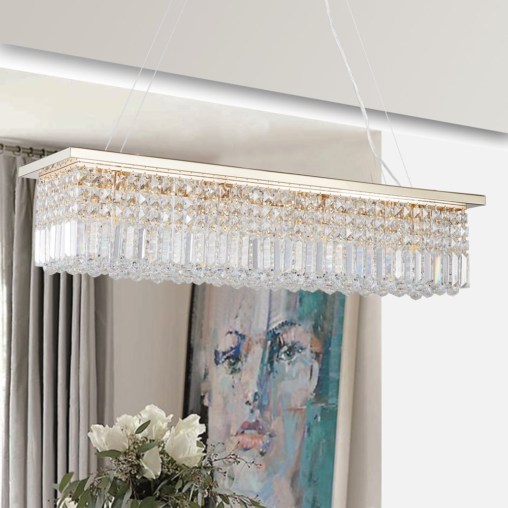 Gold Chandelier Metal Ceiling Light HomeRoots