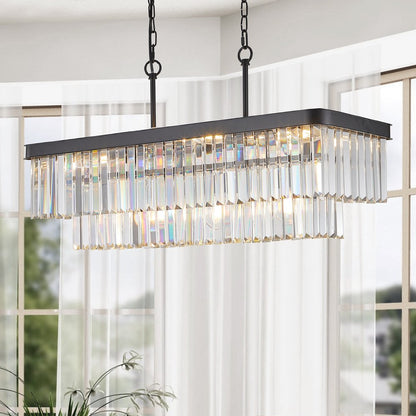 Black Chandelier Metal Ceiling Light HomeRoots