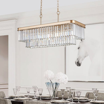 Gold Eleven Light Metal Chandelier With Gold Shades HomeRoots