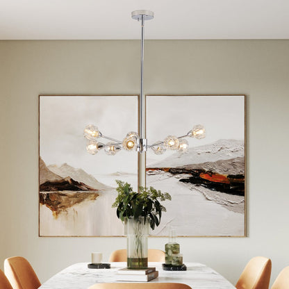 Amber Chandelier Metal Ceiling Light HomeRoots