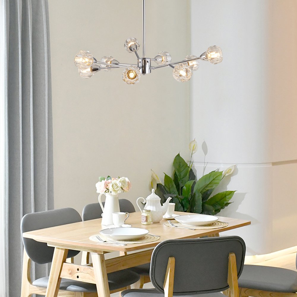 Amber Chandelier Metal Ceiling Light HomeRoots