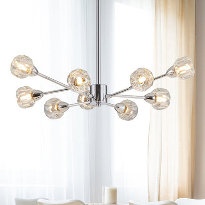 Amber Chandelier Metal Ceiling Light HomeRoots
