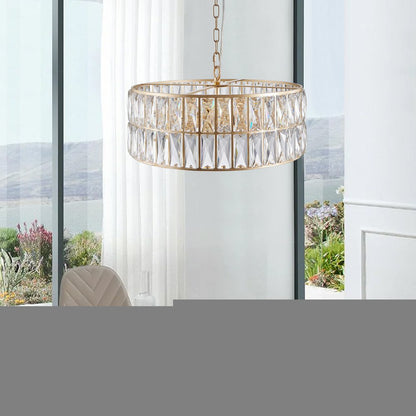 Gold Chandelier Metal Ceiling Light HomeRoots