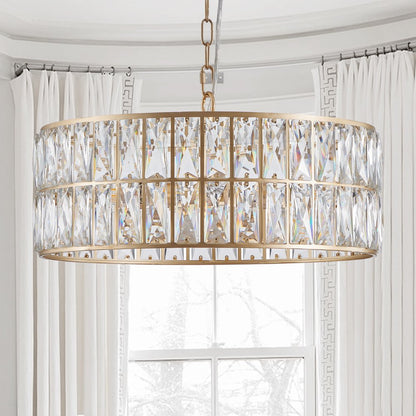 Gold Chandelier Metal Ceiling Light HomeRoots