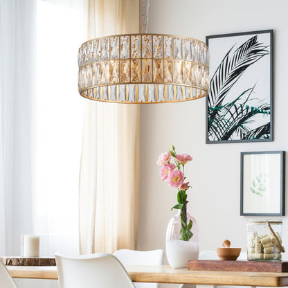 Gold Chandelier Metal Ceiling Light HomeRoots