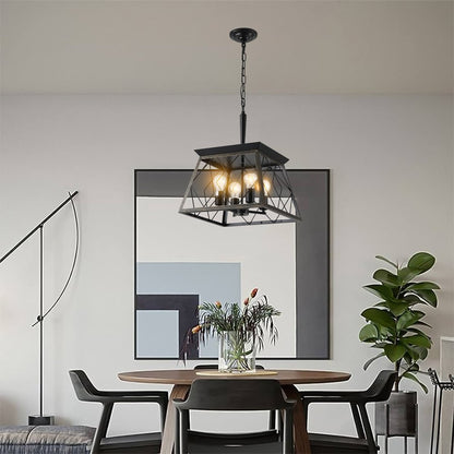 Gold Four Light Metal Chandelier With Gold Shades HomeRoots