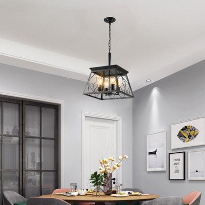 Gold Four Light Metal Chandelier With Gold Shades HomeRoots