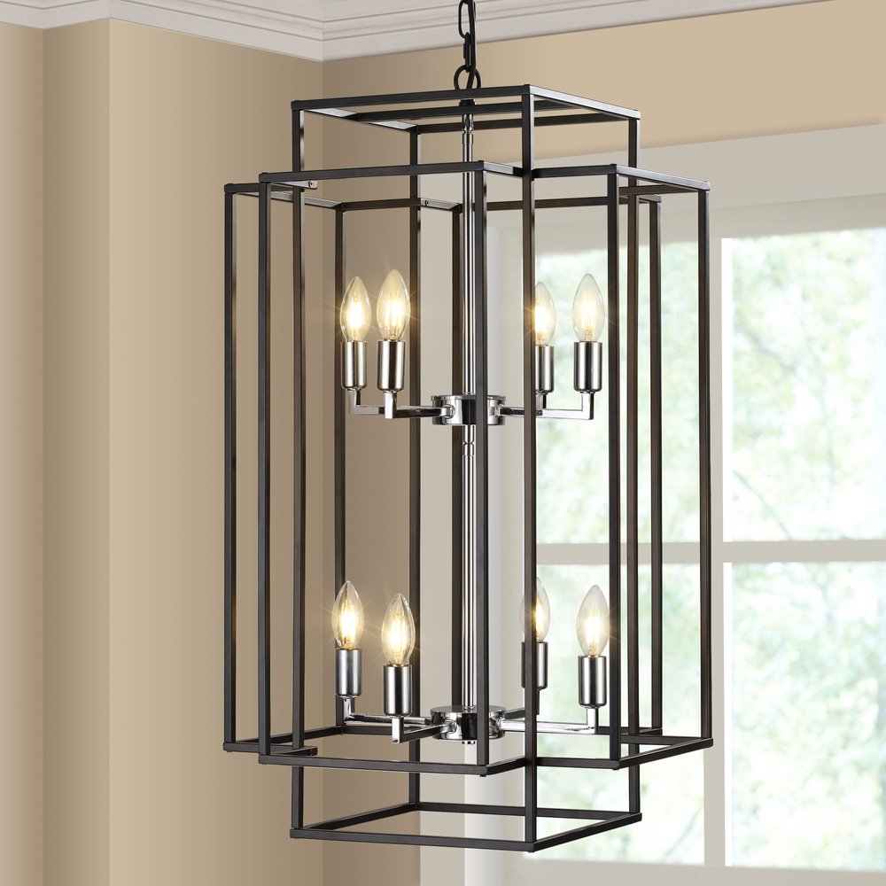 Amber Chandelier Metal Ceiling Light HomeRoots