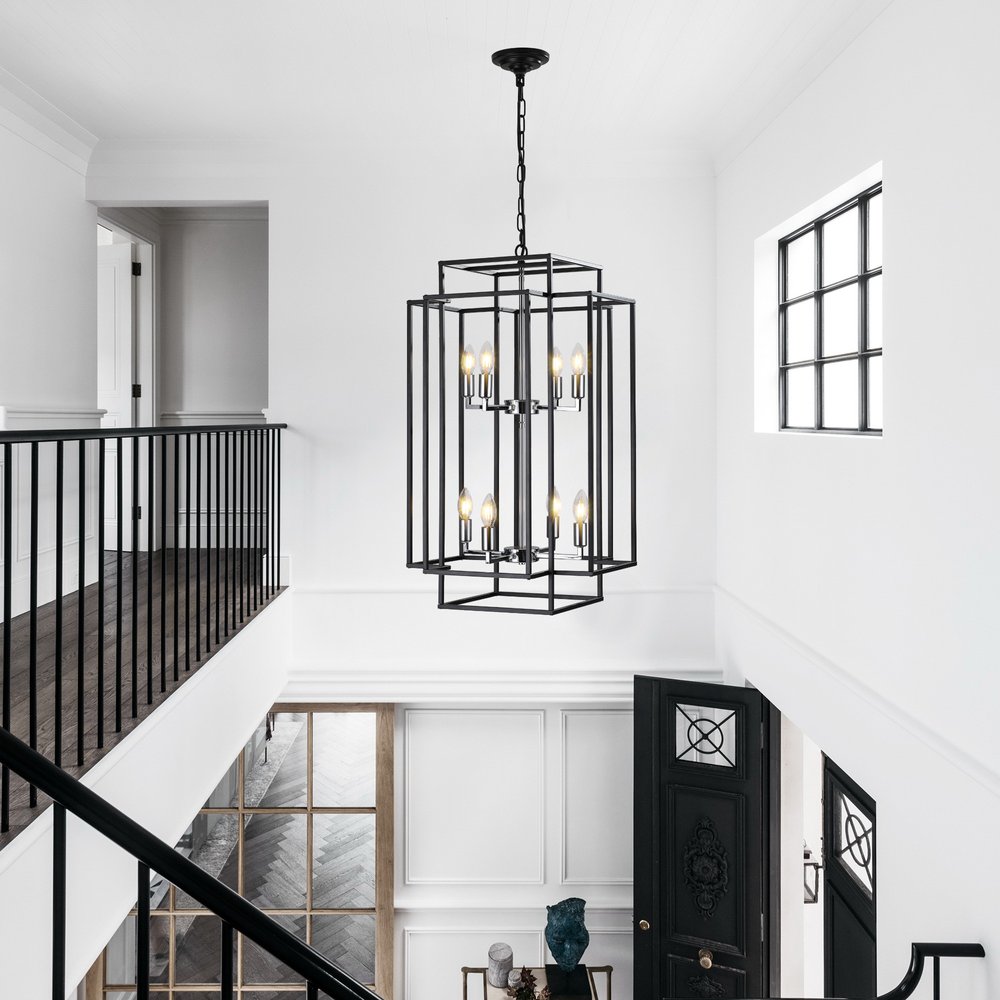 Amber Chandelier Metal Ceiling Light HomeRoots