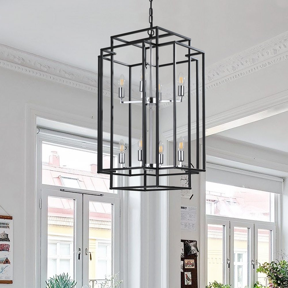 Amber Chandelier Metal Ceiling Light HomeRoots
