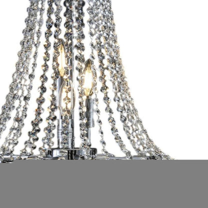 Amber Ten Light Metal Chandelier With Amber Shades HomeRoots