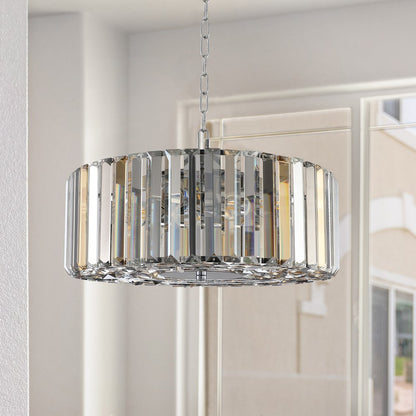 Clear Chandelier Crystal Ceiling Light HomeRoots