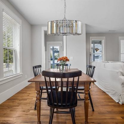Clear Chandelier Crystal Ceiling Light HomeRoots