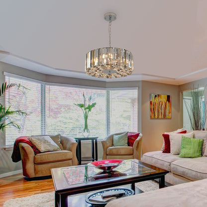 Clear Chandelier Crystal Ceiling Light HomeRoots